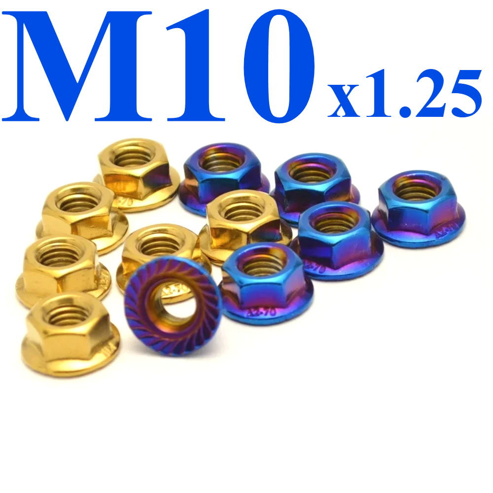 Sprocket - M10 * 1.25 Dadi Ruota Pignone