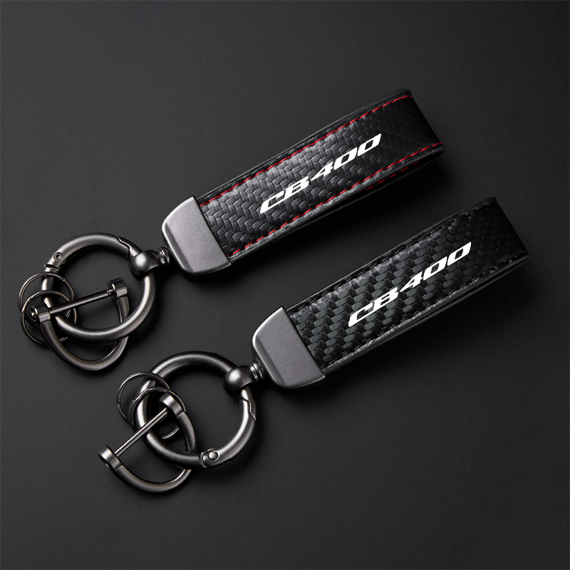 Motorcycle Chain - Portachiavi in pelle per motocicli con
