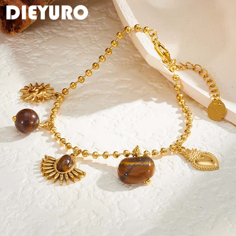 Steel Chain - Bracciale DIEYURO in acciaio inossidabile con