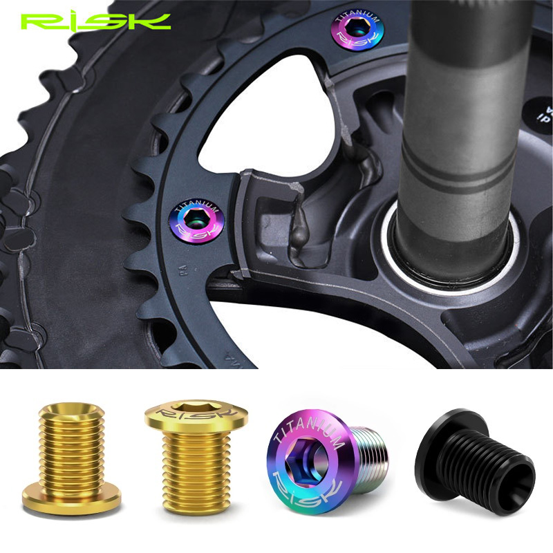 Bicycle Chain - RISCHIO Titanio bicicletta corona bullone Bici