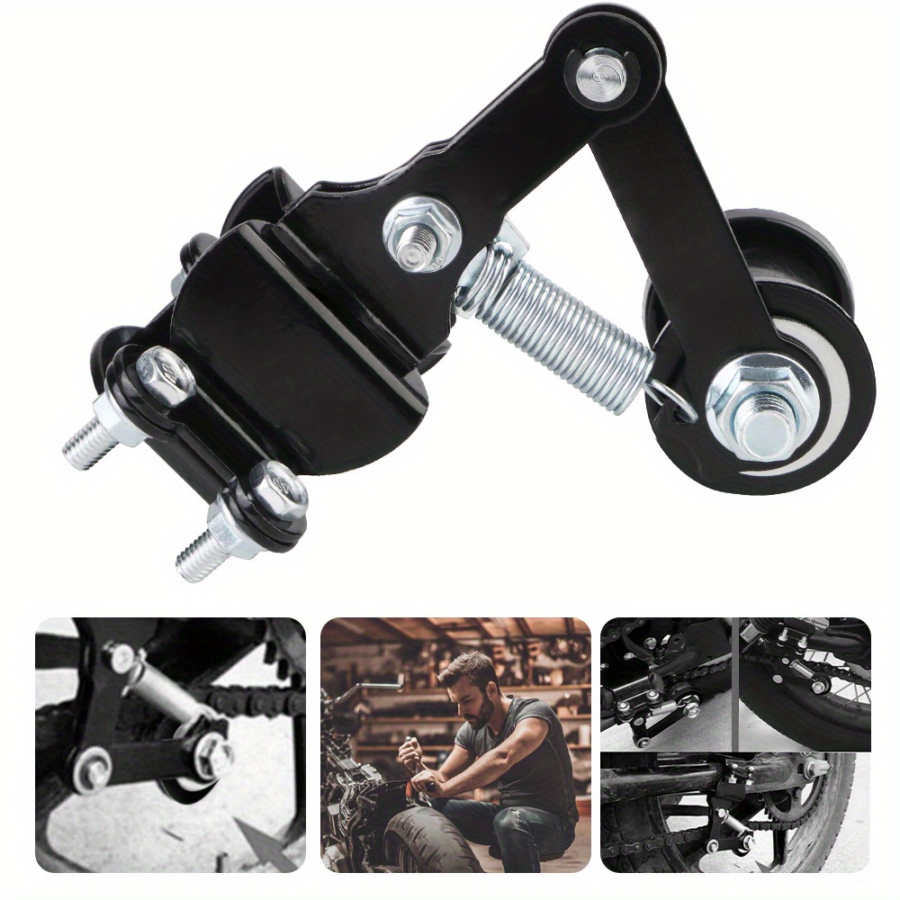 Roller Chain - Tendicatena a Rullo Regolabile per Moto,