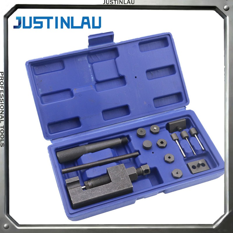 Chain Breaker - JUSTINLAU Kit Professionale per Catene Moto,