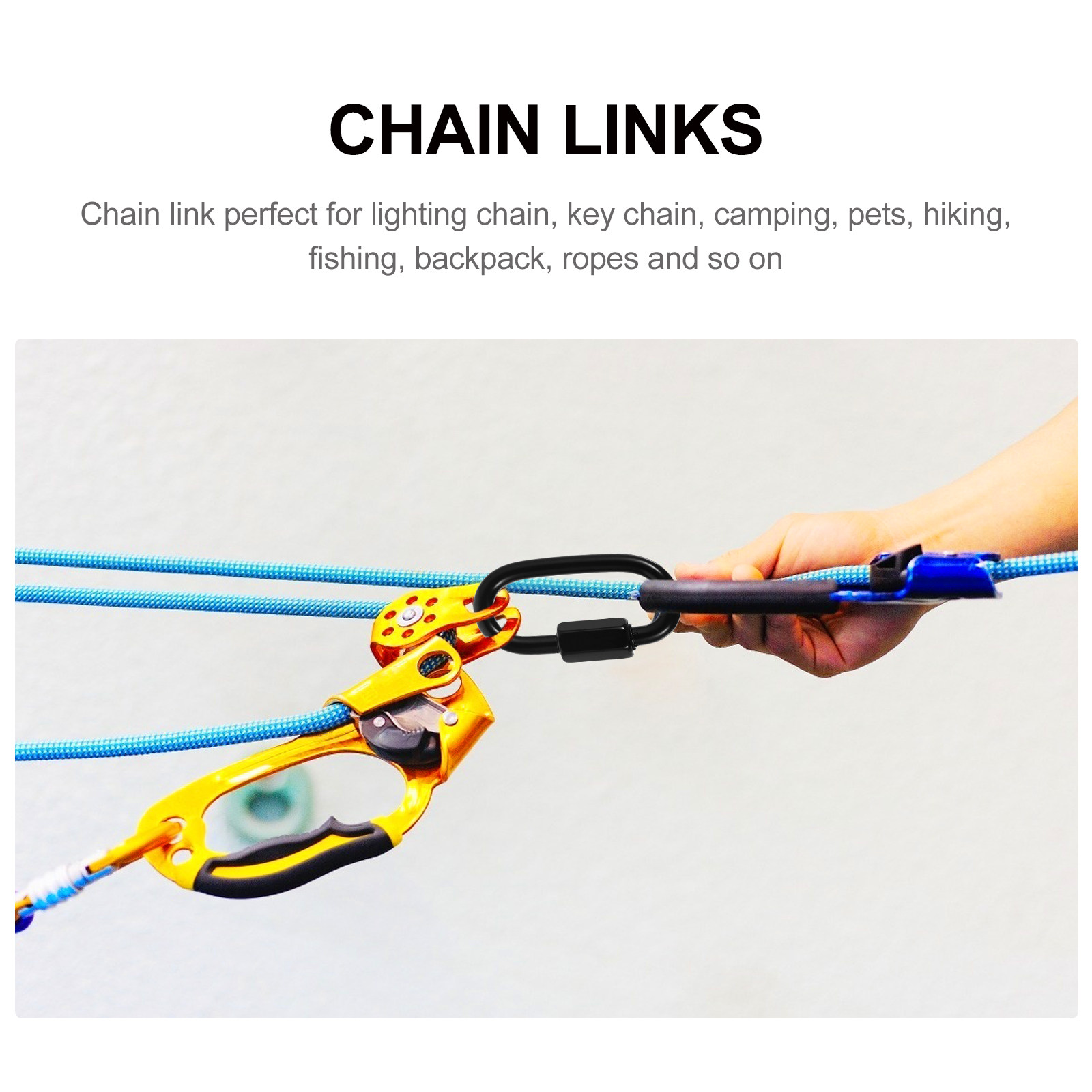 8 Pezzi di Connettori Rapidi p - Steel Chain recensione e prezzo