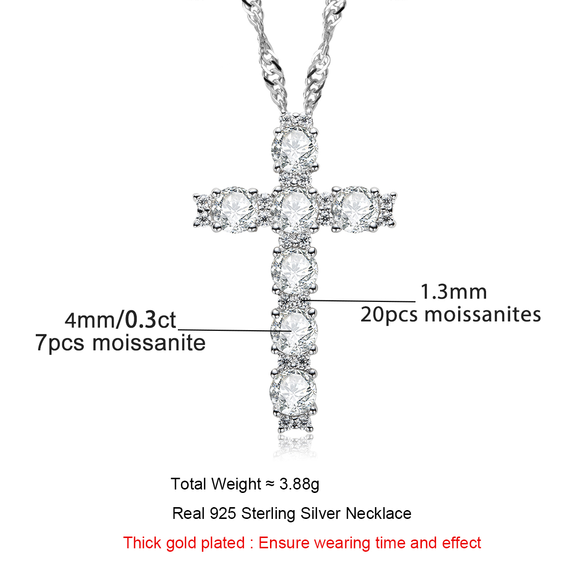AnuJewel 4 MM 2.1 Carati D Col - Ansi Chain recensione e prezzo