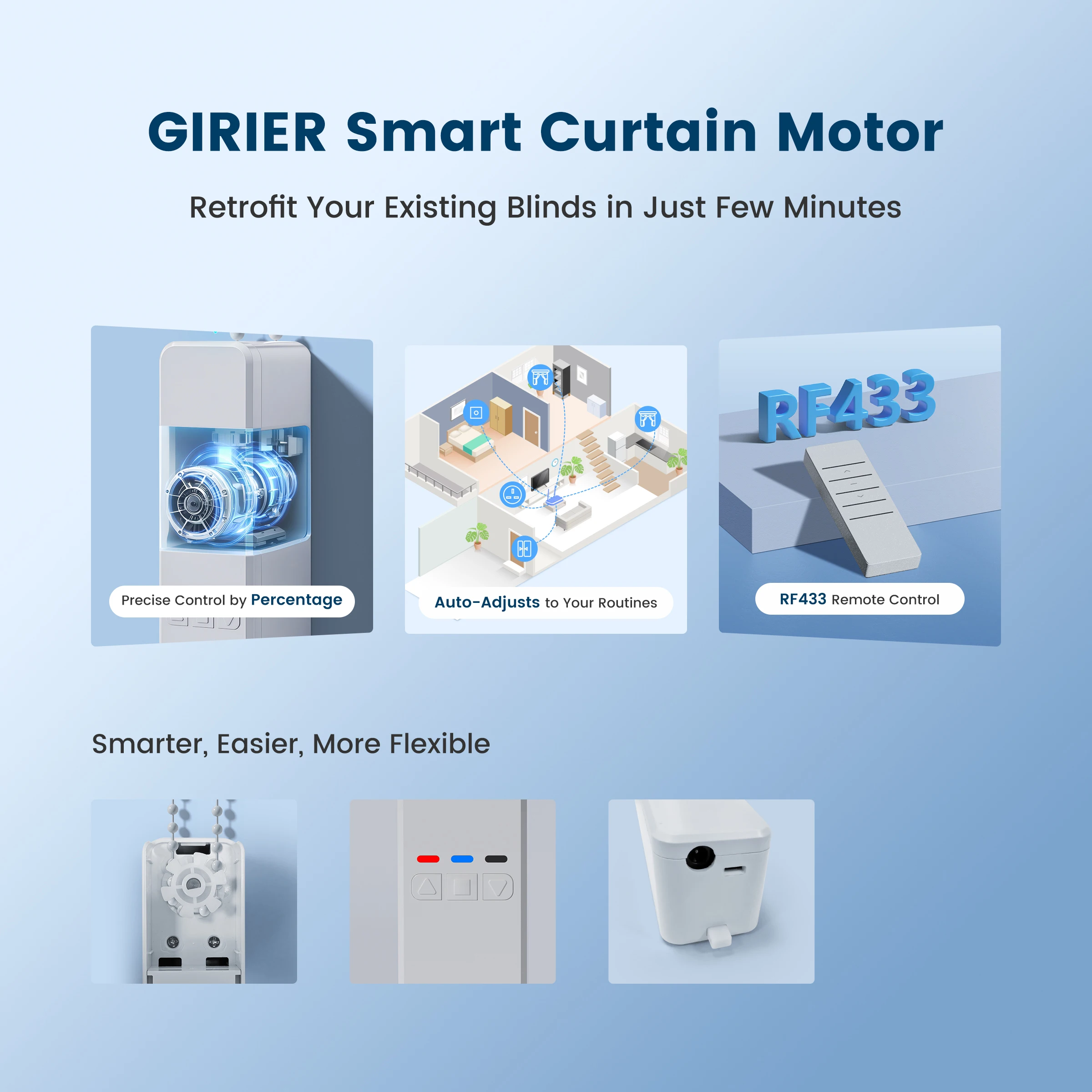 Motore per Tende Smart GIRIER  - Roller Chain recensione e prezzo