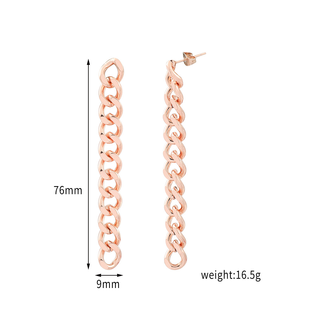 Orecchini a Catena in Acciaio  - Steel Chain recensione e prezzo