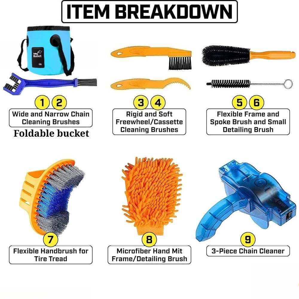 Kit di Pulizia per Bicicletta  - Chain Sprocket Set recensione e prezzo